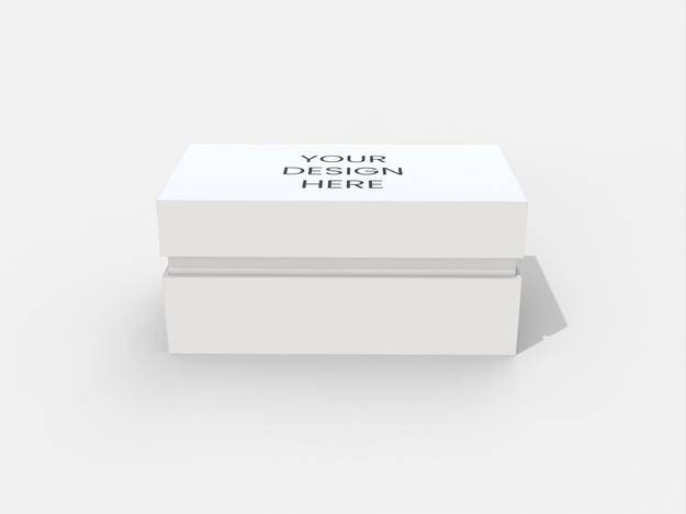 Box with lid book box shoulder box mockup 360180