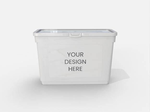 Bottles plastic cans plastic boxes mockup 500290
