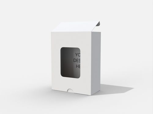Back open boxes window display nail buckles mockup 101514