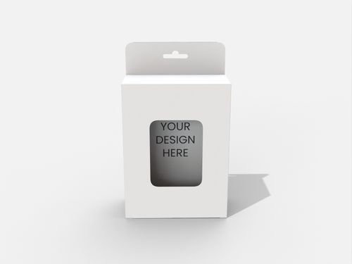 Back open boxes hook window display mockup 101524
