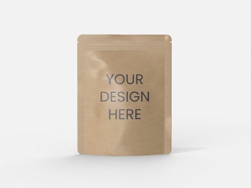 Flexible packaging stand up zipper pouches mylar bag mockup 600040