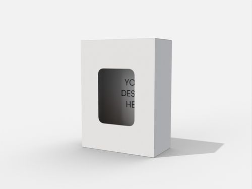 Back open boxes window display snap lock mockup 102614