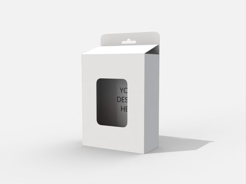 Auto bottome snap lock boxes 123 bottom window display mockup 103201
