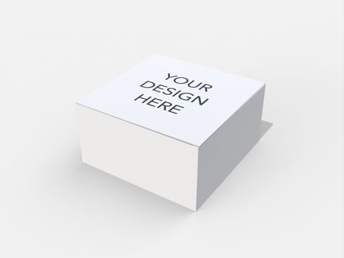 Square cardboard box mockup 10201001