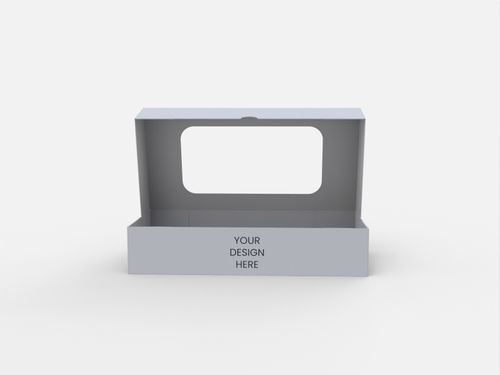 Flip top boxes with window easy mockup 153181