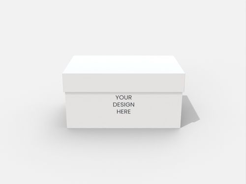 Boxes with lid half-pack bottom buckles mockup 160030
