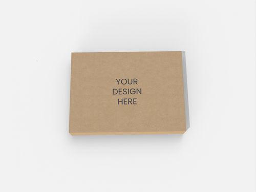 Boxes with lid finger buckles four folds mockup 160161