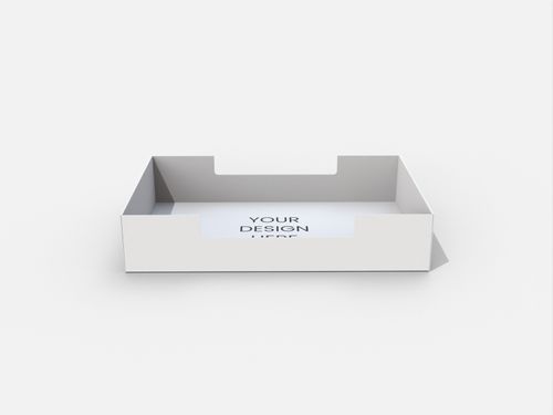 Auto lock boxes tray auto lock display mockup 171041