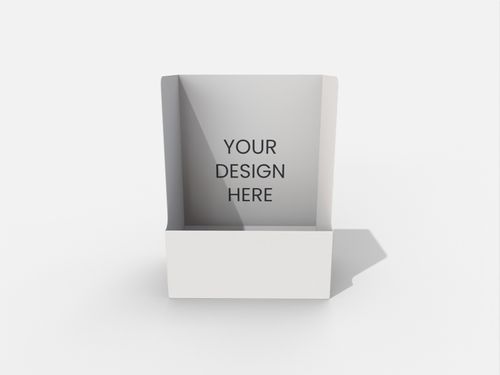 Ordinary folding bottom display boxes display /stands mockup 171090