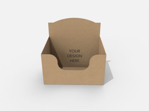 Beveled bottom display boxes display /stands mockup 171370