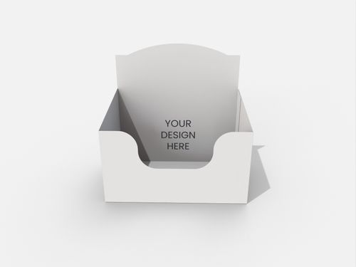 Beveled bottom display boxes display /stands mockup 171370