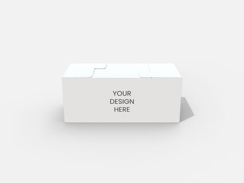 Cartons lock inserts flat top mockup 200280