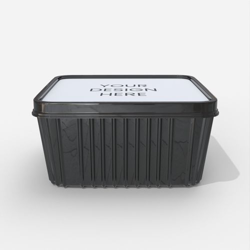 Flexible packaging plastic boxes mockup 601650